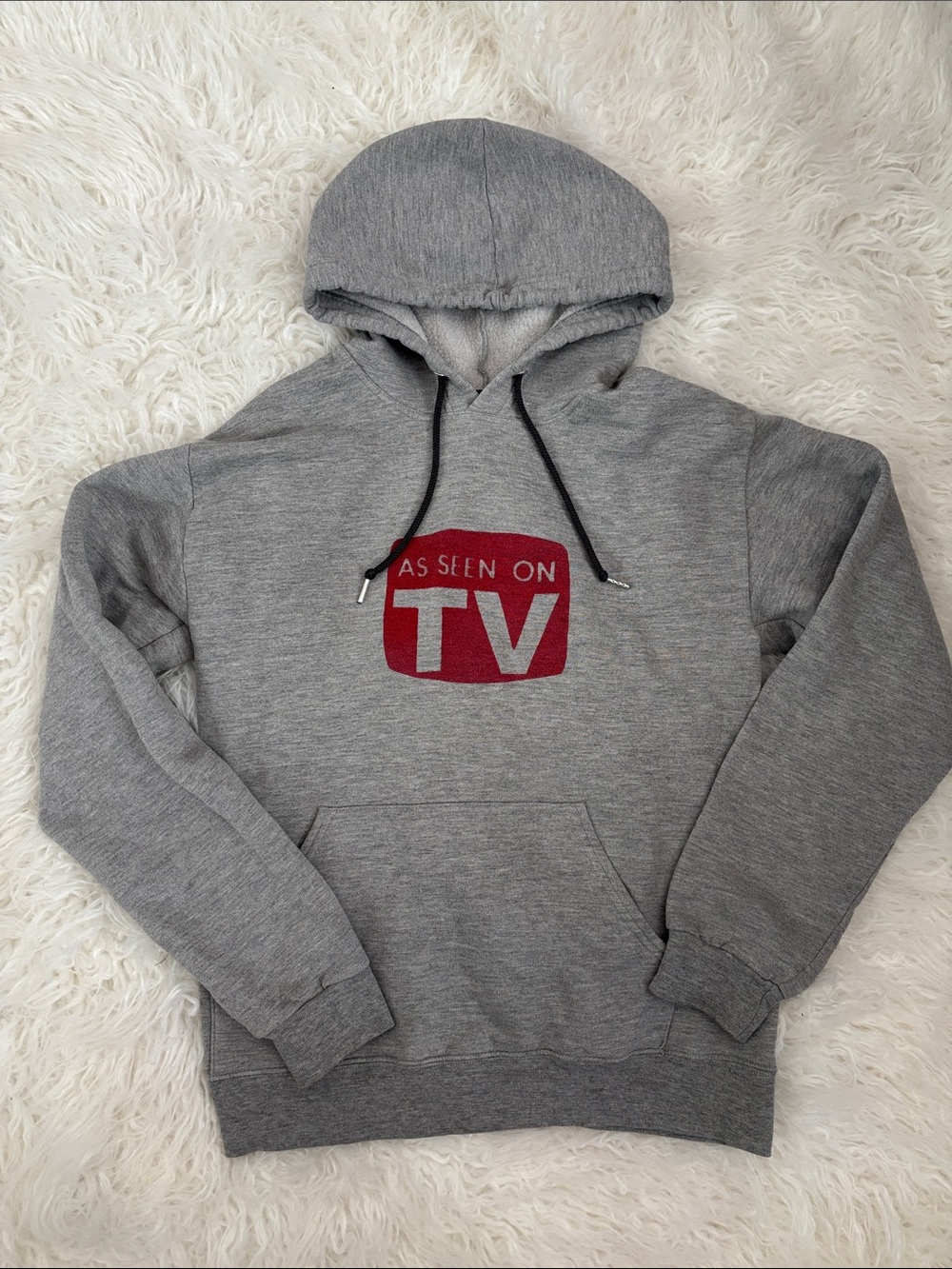 As Seen On TV Grey Hoodie Sweatshirt size S